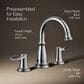 Kohler Bellera Widespread Bathroom Sink Faucet in Polished Chrome, , large