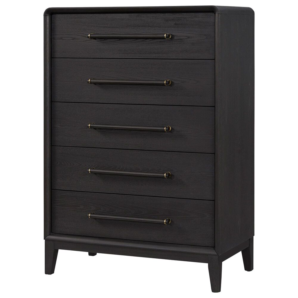 Sterling Timber Elure Youth 5-Drawer Chest in Peppercorn, , large