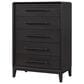 Sterling Timber Elure Youth 5-Drawer Chest in Peppercorn, , large