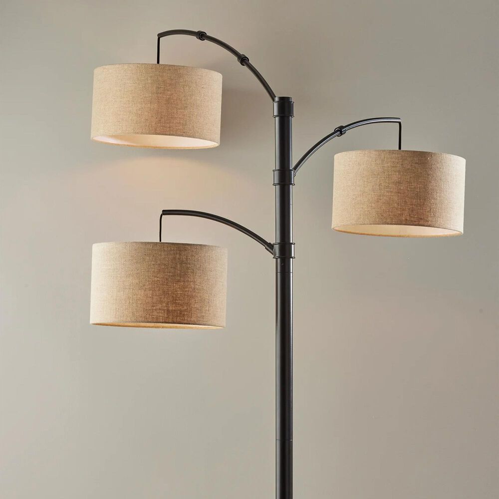 Adesso Cabo Arc Lamp in Dark Bronze, , large
