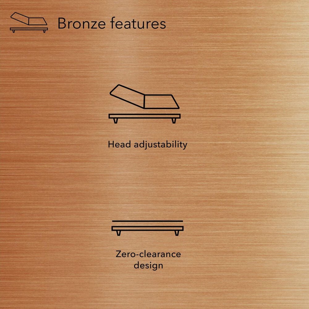 Serta Bronze Baselogic Split California King Adjustable Base, , large
