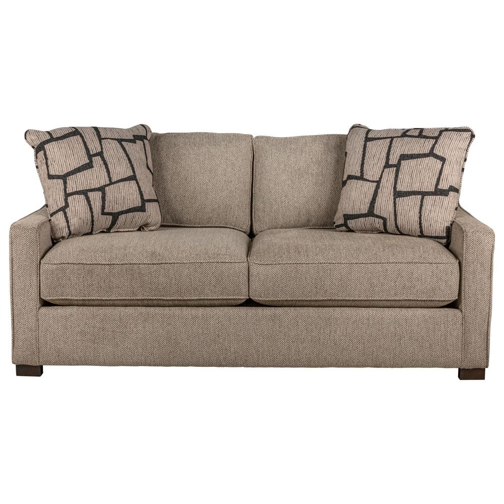 Fulton Home Marley 72" Stationary Apartment Sofa in Primo Latte, , large