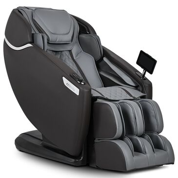 Cozzia Zen XE Power Massage Chair in Grey and Espresso, , large