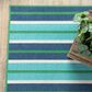 Oriental Weavers Meridian 9652F 2"3" x 7"6" Blue Runner, , large