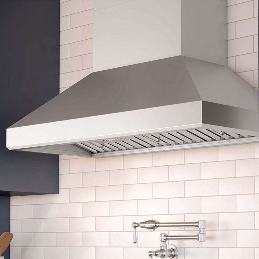 Zephyr Pro Titan Wall 42&quot; Chimney Wall Mount Range Hood in Stainless Steel, , large