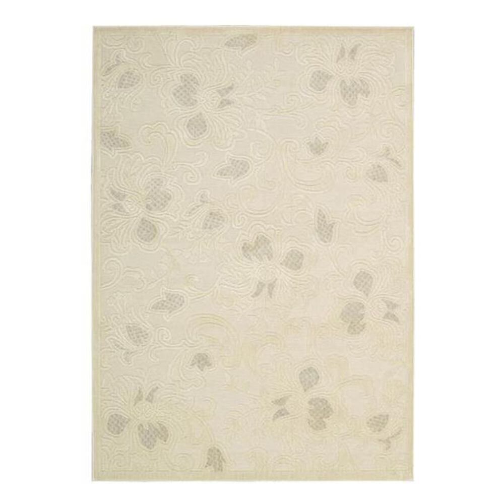 Nourison Graphic Illusions GIL02 7'9" x 10'10" Cream Area Rug, , large