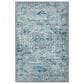 Dalyn Rug Company Jericho 6" Round Denim Indoor/Outdoor Area Rug, , large