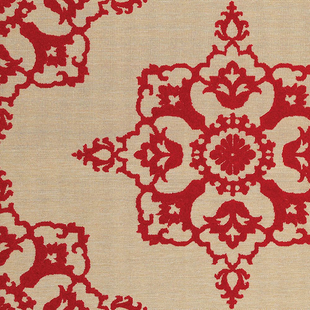 Oriental Weavers Cayman 97R 9&#39;10&quot; x 12&#39;10&quot; Sand and Red Area Rug, , large