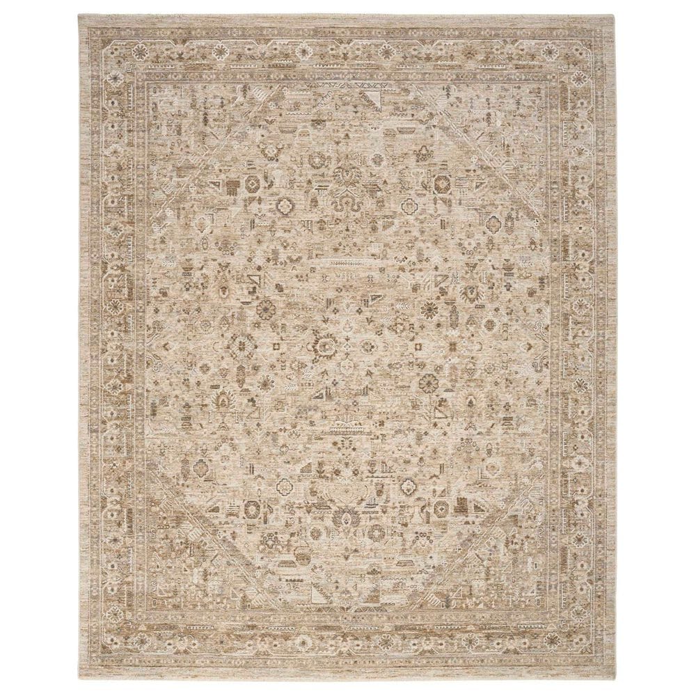 Nourison Retreat RET03 Beige 9"6" x 13"2" Area Rug, , large