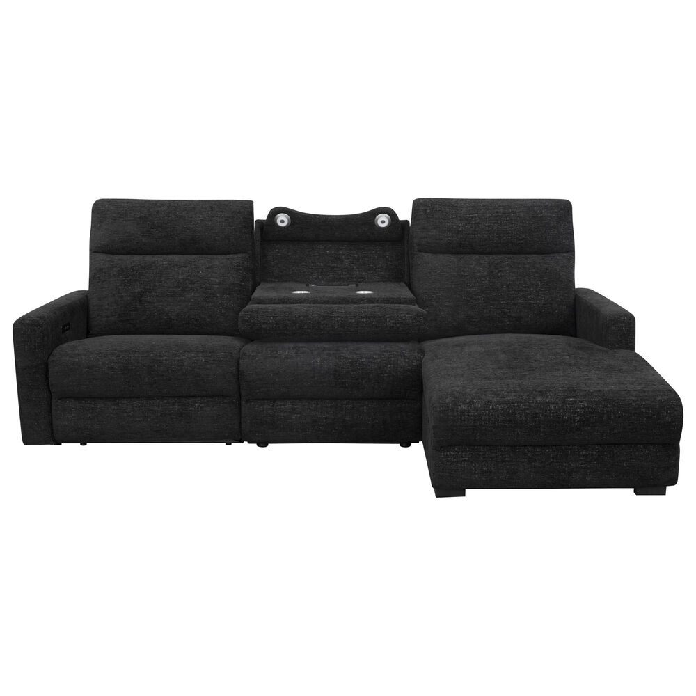 Oxford Furniture 3-Piece Power Reclining Sectional with Power headrests, , large