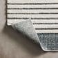 Loloi II Hagen 5"3" x 7"8" White and Ocean Area Rug, , large