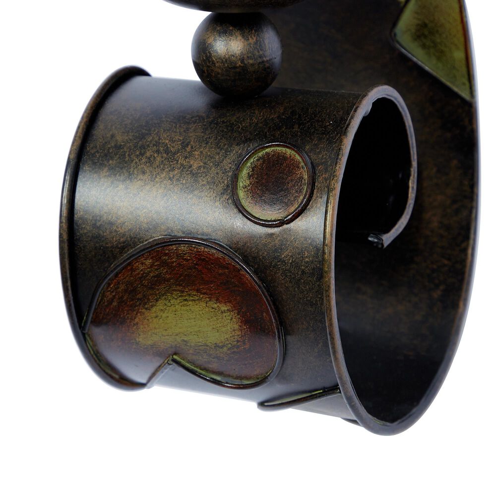 Maple and Jade Candle Holder Wall Sconce in Gold and Copper &#40;Set of 2&#41;, , large