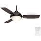 Hunter Verse 44" Outdoor Ceiling Fan with LED Light in Maiden Bronze, , large