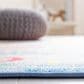 Safavieh Kids Playhouse 5"5" x 7"7" Blue and Orange Rug, , large
