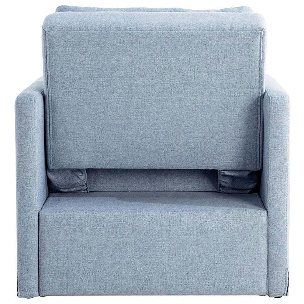 Lifestyle Solutions Blair Convertible Chair in Blue, , large