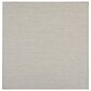 Nourison Courtyard Ivory and Silver 10" Square Indoor/Outdoor Area Rug, , large