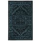 Safavieh Adirondack ADR108K 3" x 5" Black and Teal Area Rug, , large