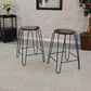 Carolina Cottage Ethan 24" Stool in Elm/Black (Set of 2), , large