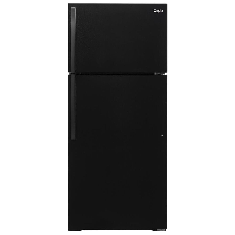 Whirlpool 14.3 Cu. Ft. Top Freezer Refrigerator in Black, , large