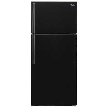 Whirlpool 14.3 Cu. Ft. Top Freezer Refrigerator in Black, , large
