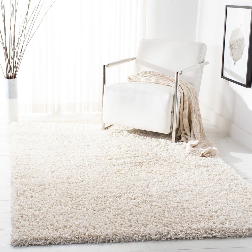 Safavieh August Shag AUG200C 9&#39; x 12&#39; Ivory Area Rug, , large