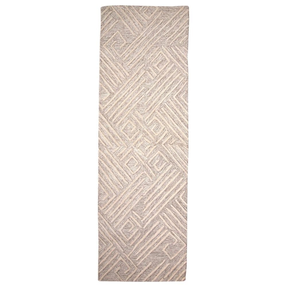 Feizy Enzo 2"6" x 8" Ivory and Natural Runner, , large