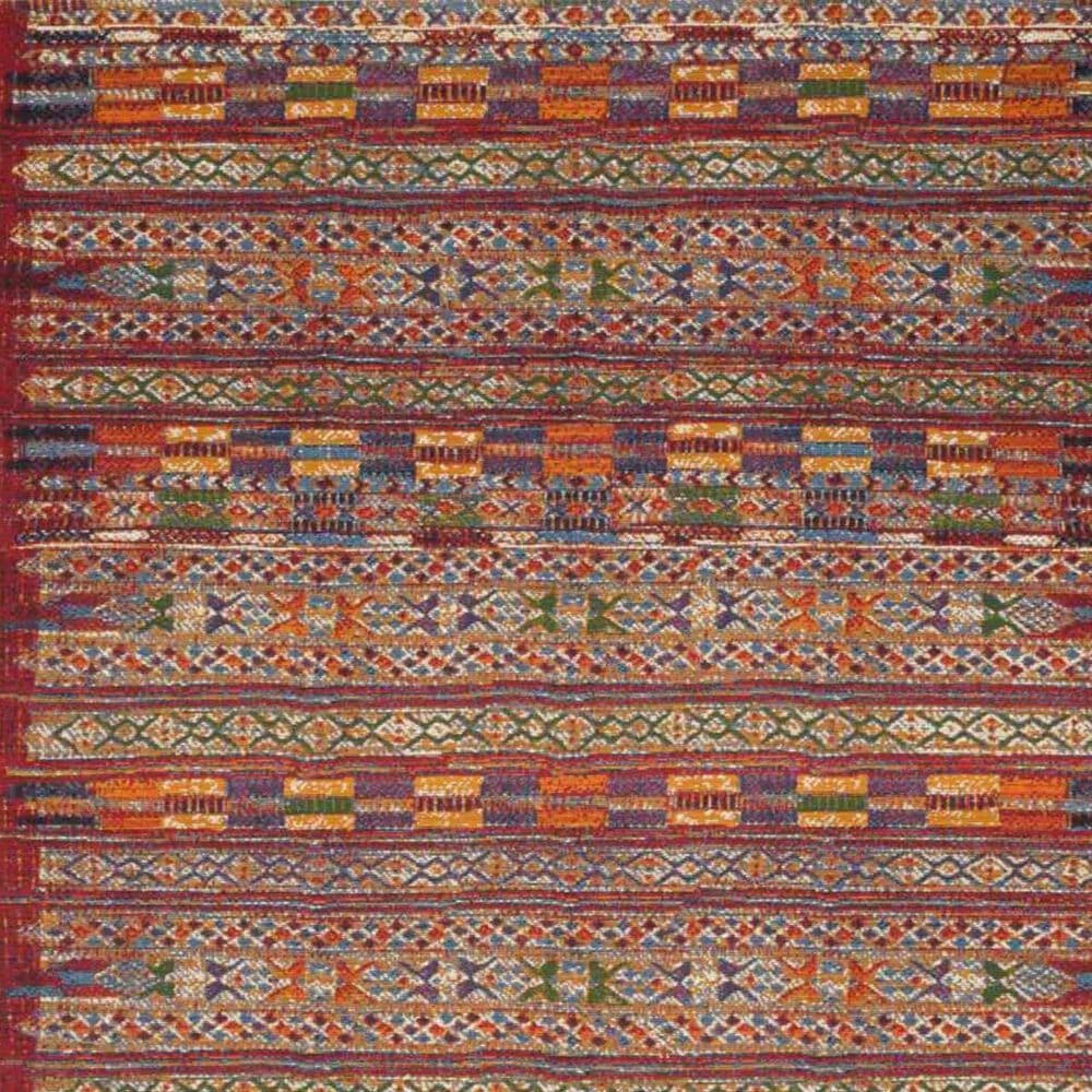 Loloi Mika 3&#39;11&quot; x 5&#39;11&quot; Red and Multicolor Area Performance Rug, , large