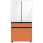 Samsung Bespoke 4-Door French Door Refrigerator Top Panel in White Glass, , large