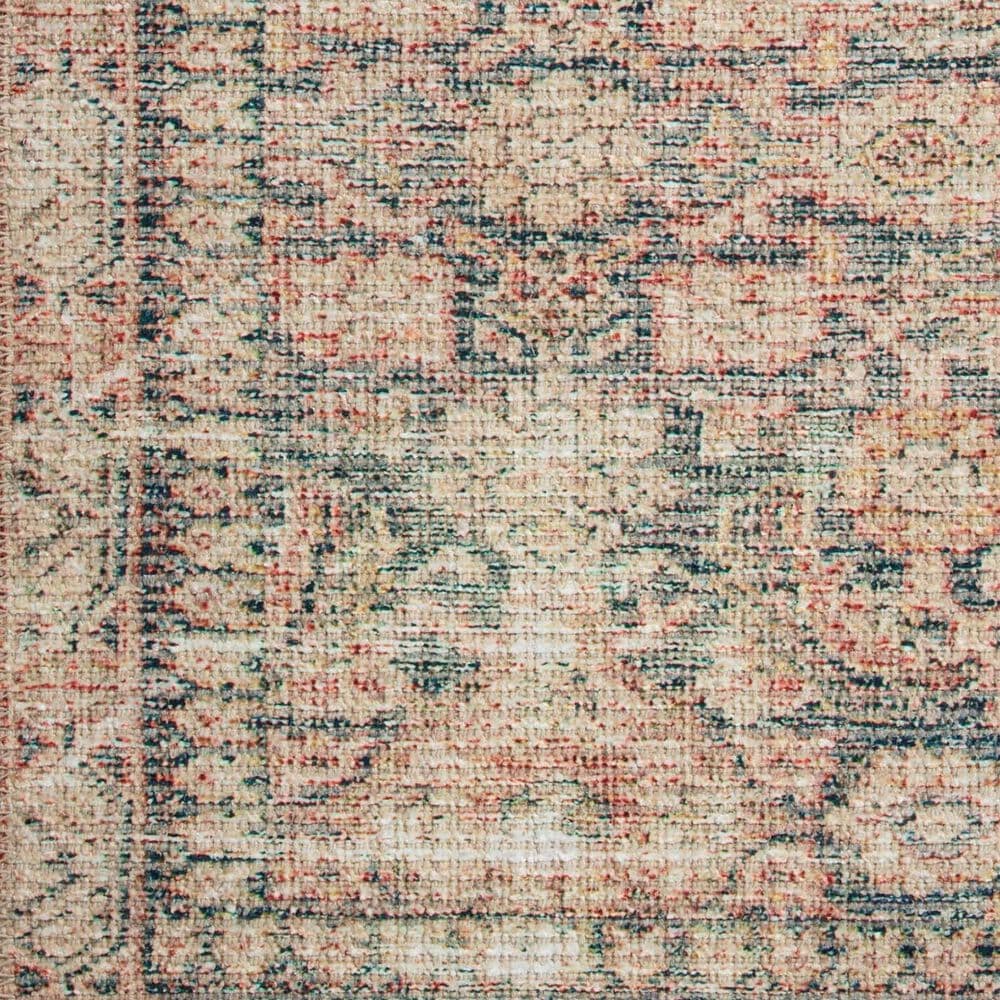 Angela Rose Aubrey 2&#39;6&quot; x 7&#39;6&quot; Navy and Multicolor Runner, , large