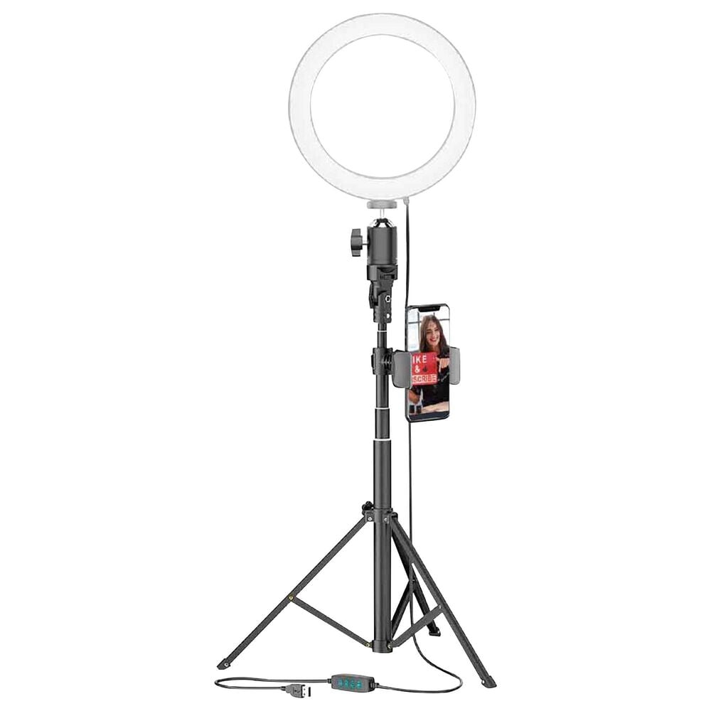 Bower 8" Ring Light Studio Kit with 51" Extendable Tripod, , large
