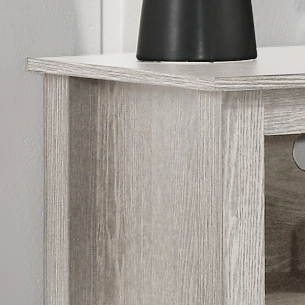 HOMLUX 70" TV Stand with Open Shelves and Adjustable Storage in Light Gray, , large