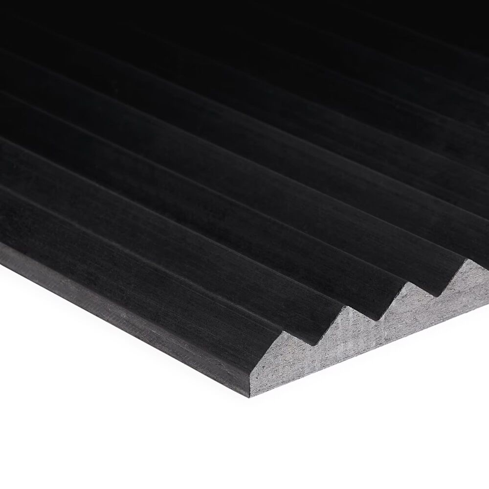 Soho Studio Carver Peak Nero 12" x 24" Satin Semi-Polished Marble Tile, , large