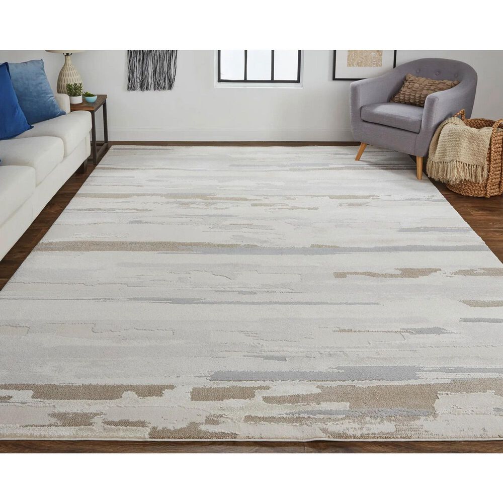 Feizy Vancouver 12&#39; x 15&#39; Ivory Area Rug, , large