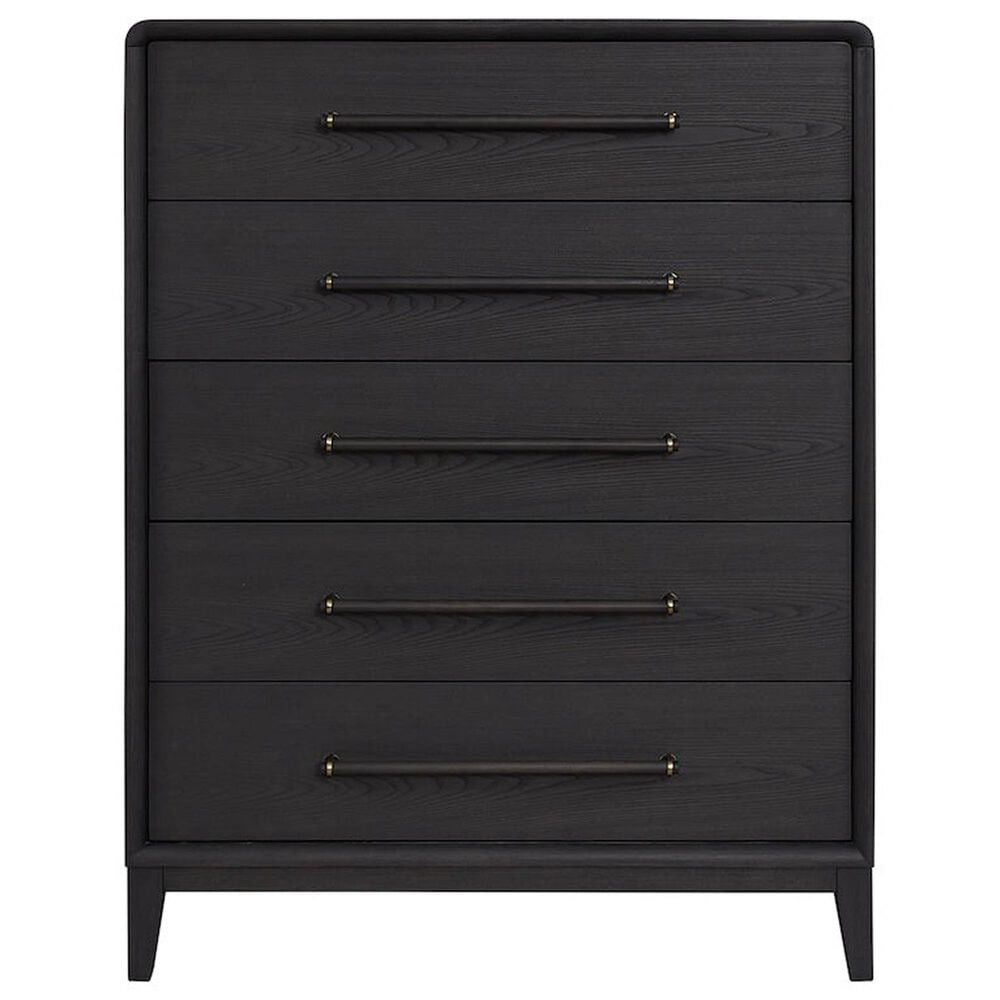 Sterling Timber Elure 5 Piece King Waterfall Panel Bedroom Set in Peppercorn, , large