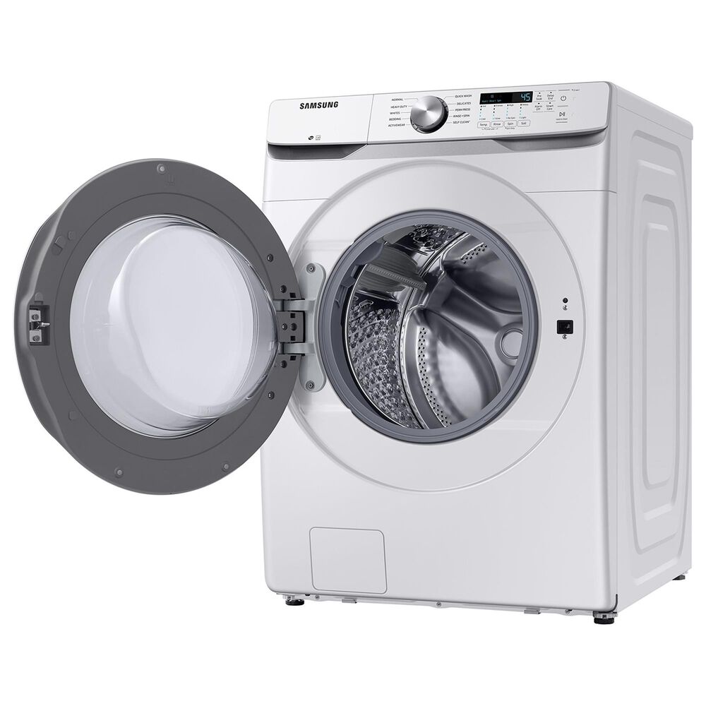 Samsung 4.5 Cu. Ft. Front Load Washer and 7.5 Cu. Ft. Electric Dryer with Sensor Dry Laundry Pair in White, , large