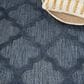 Nourison Easy Care 6" x 9" Navy Blue Indoor/Outdoor Area Rug, , large