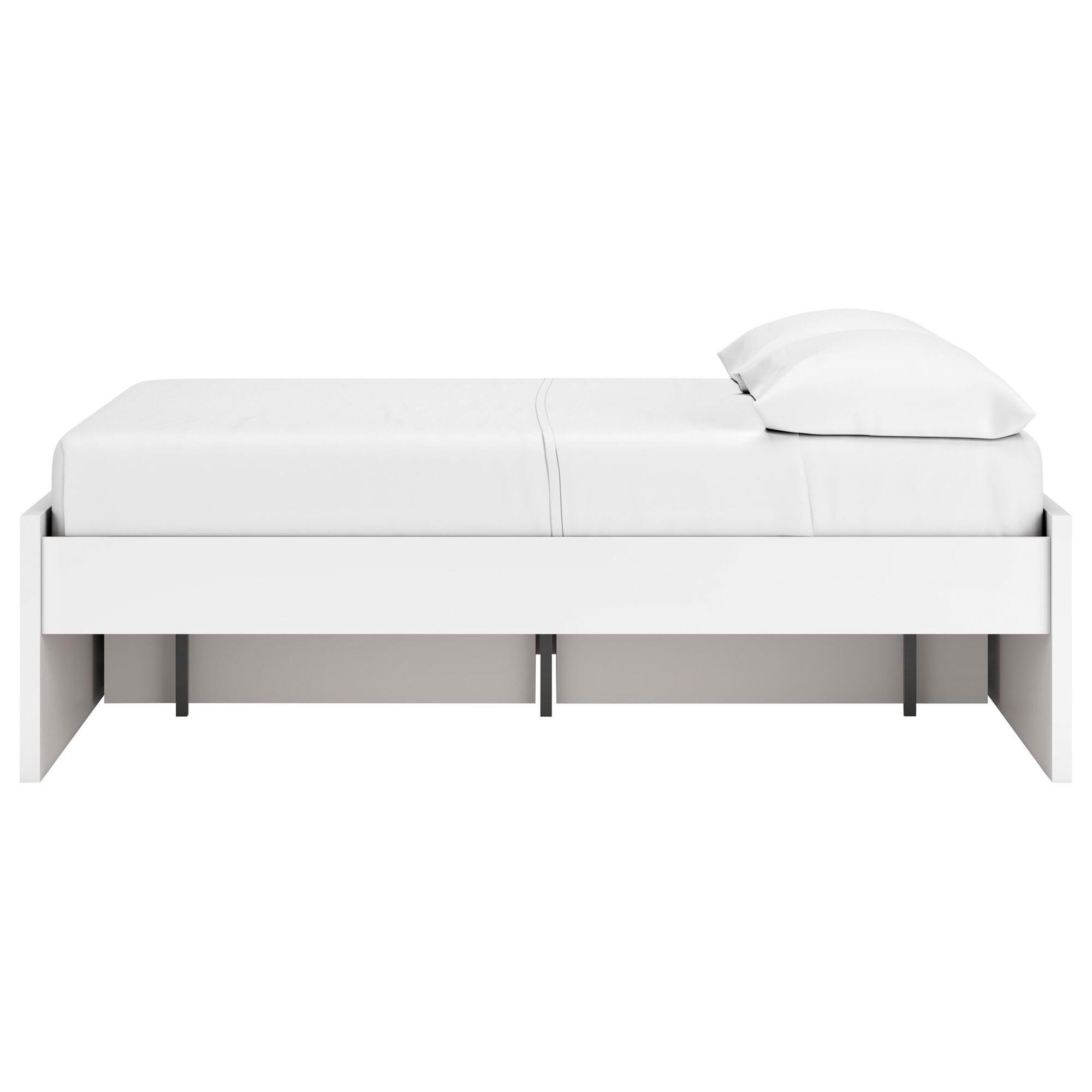 Ashley Onita Full Platform Bed with No Headboard and 1 Side