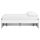 Ashley Onita Full Platform Bed with No Headboard and 1 Side Storage in White, , large