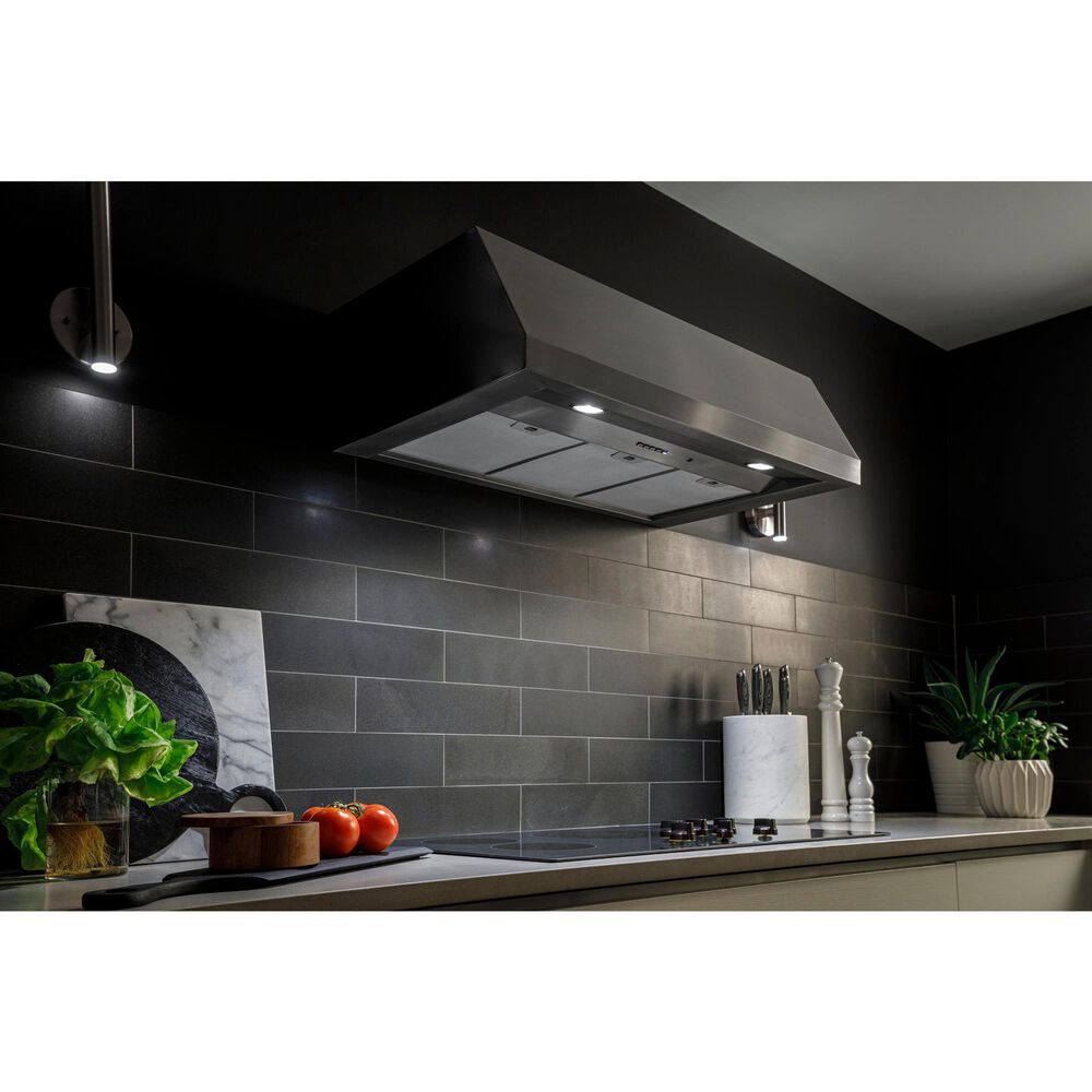 GE Profile 30&quot; Commercial Style Hood in Stainless Steel, , large