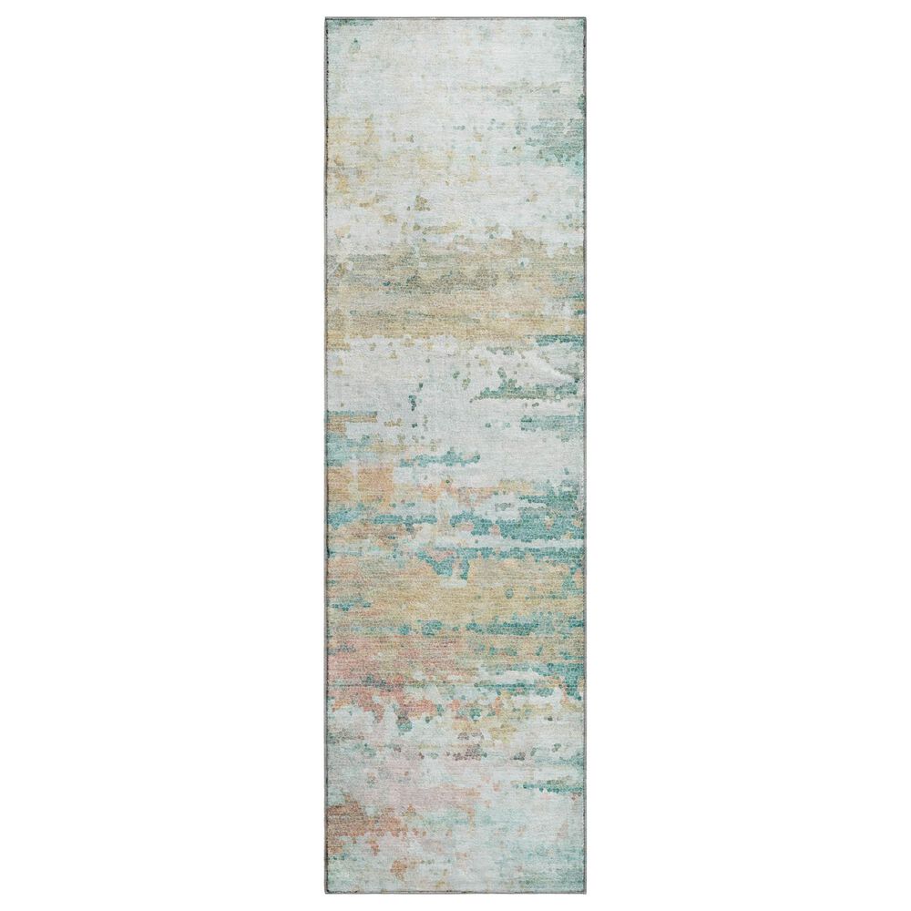 Dalyn Rug Company Lumara Seafoam 2"3" x 7"6" Indoor/Outdoor Runner, , large