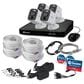 Swann Enforcer 4 Camera 8 Channel 4K Ultra HD DVR Audio/Video Security System in White, , large