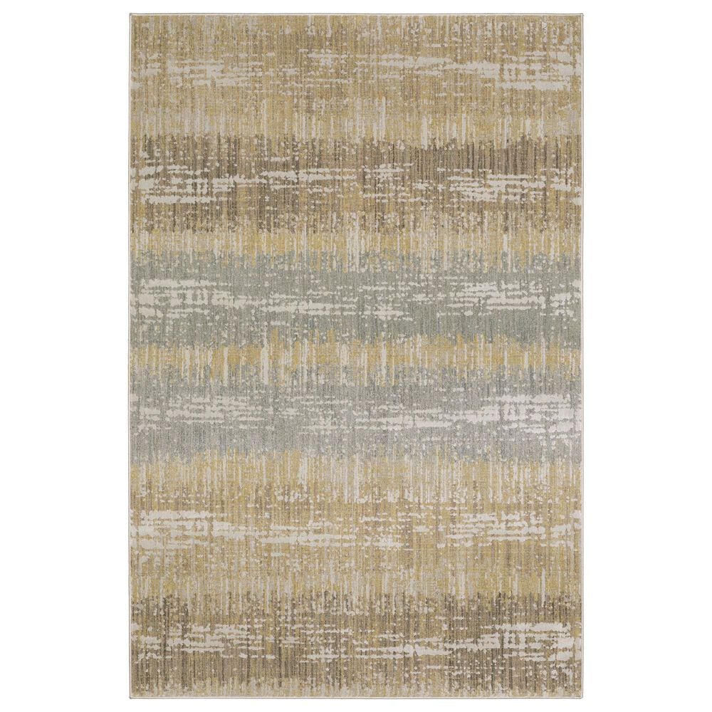 Oriental Weavers Mallory Gold and Brown 3"3" x 5" Area Rug, , large