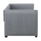 Pacific Landing Brodie Upholstered Twin Daybed With Trundle Grey, , large