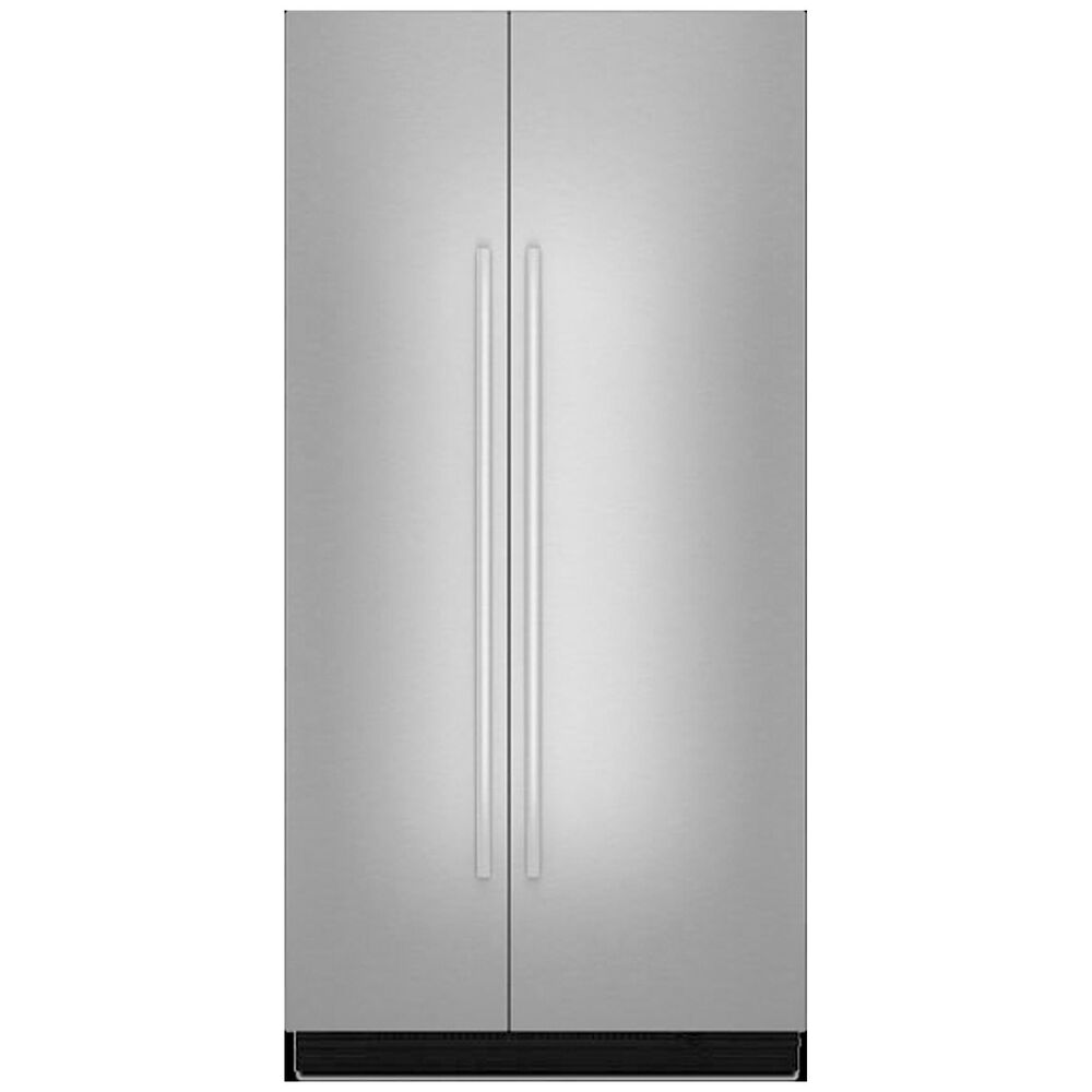 JennAir NOIR 42" Fully Integrated Built-In Side-by-Side Refrigerator Panel Kit with Euro Style Stainless Handle, , large