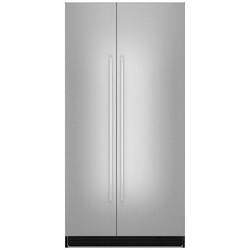 JennAir NOIR 42" Fully Integrated Built-In Side-by-Side Refrigerator Panel Kit with Euro Style Stainless Handle, , large