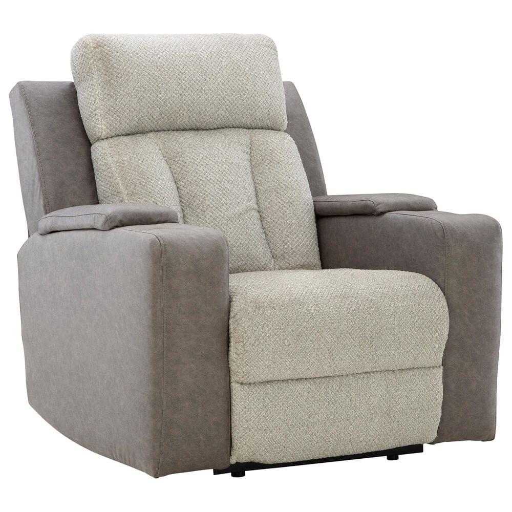 Ashley WhipLash Power Recliner with Adjustable Headrest in Sisal, , large