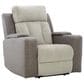 Ashley WhipLash Power Recliner with Adjustable Headrest in Sisal, , large