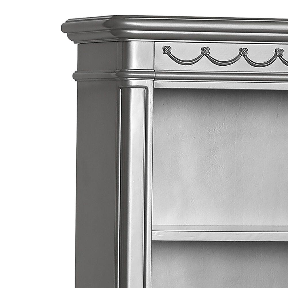Suite Bebe Adelina 3-Shelf Bookcase in Metallic Gray, , large