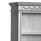Suite Bebe Adelina 3-Shelf Bookcase in Metallic Gray, , large