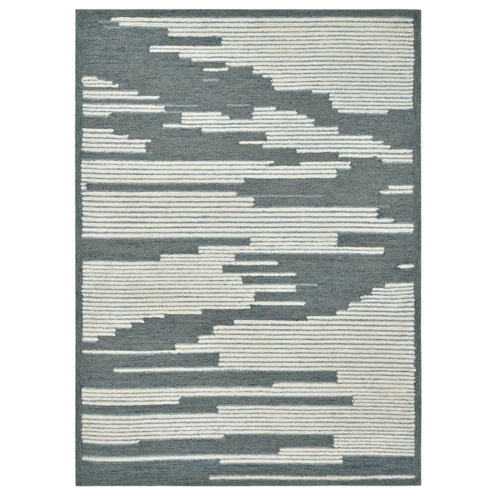Amer Rugs Chicago 8" x 10" Blue Area Rug, , large